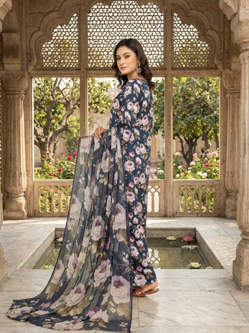 Blossom Charm Viscose Silk Khadija Farwa